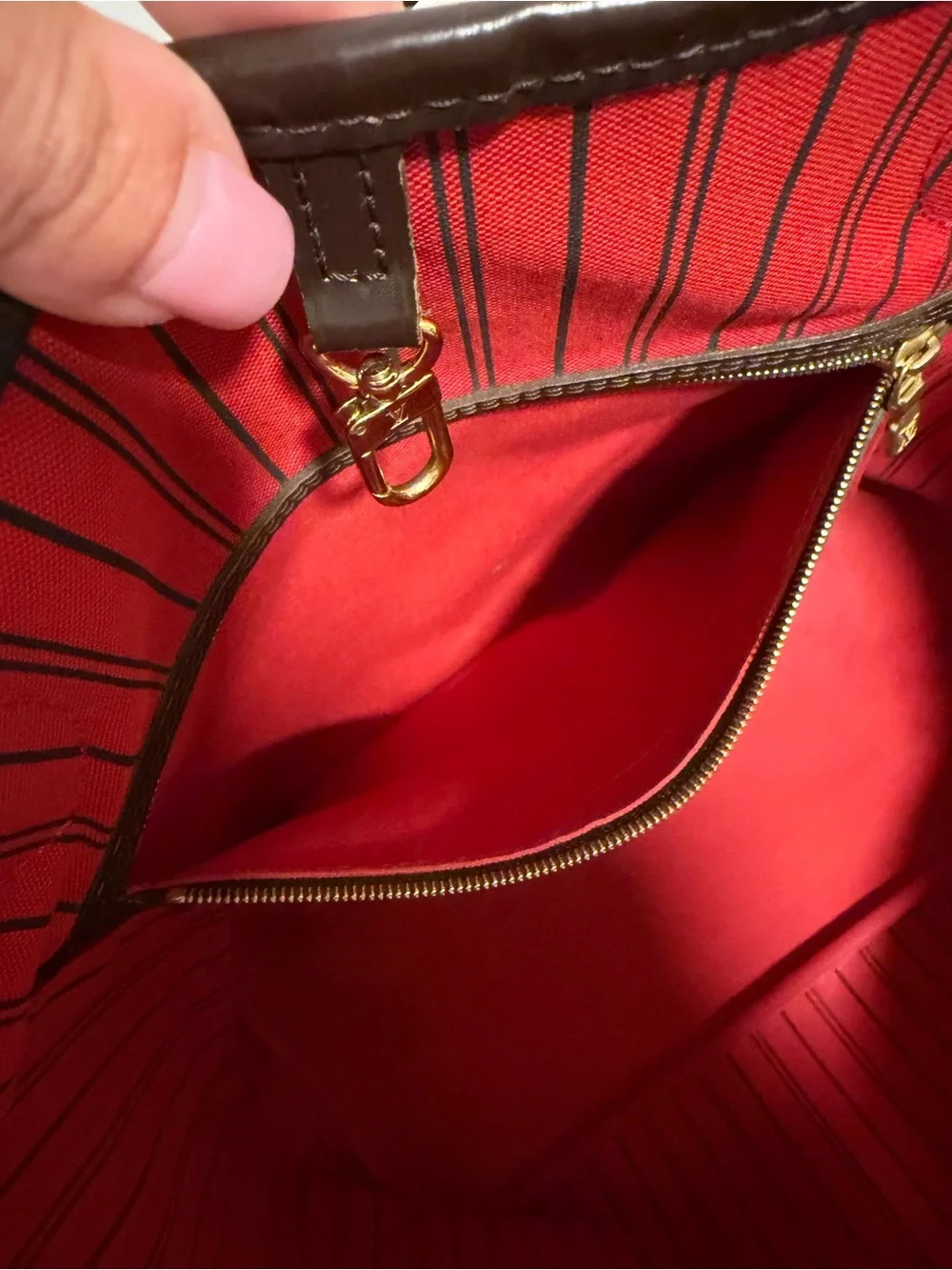 Louis Vuitton Brown Damier Ebene Neverfull MM